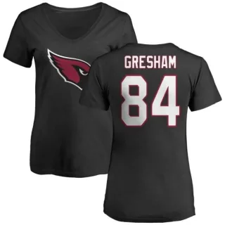 Jermaine Gresham Women's Arizona Cardinals Name & Number Logo Slim Fit T-Shirt - Black