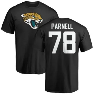 Jermey Parnell Jacksonville Jaguars Name & Number Logo T-Shirt - Black