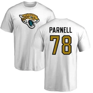 Jermey Parnell Jacksonville Jaguars Name & Number Logo T-Shirt - White