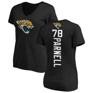 Jermey Parnell Women's Jacksonville Jaguars Backer Slim Fit T-Shirt - Black