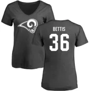 Jerome Bettis Women's Los Angeles Rams One Color T-Shirt - Ash