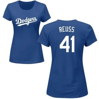 Jerry Reuss Women's Los Angeles Dodgers Name & Number T-Shirt - Royal