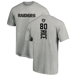 Jerry Rice Oakland Raiders Backer T-Shirt - Ash