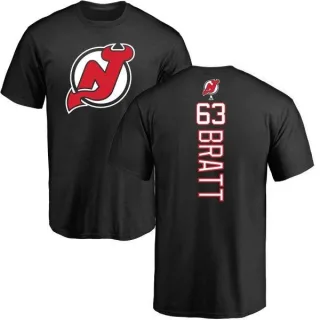 Jesper Bratt New Jersey Devils Backer T-Shirt - Black