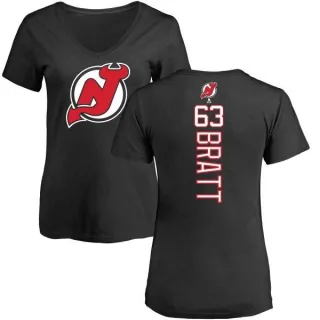 Jesper Bratt Women's New Jersey Devils Backer T-Shirt - Black