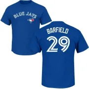 Jesse Barfield Toronto Blue Jays Name & Number T-Shirt - Royal