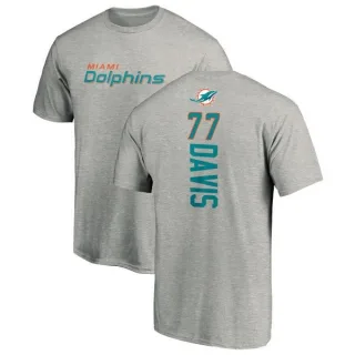 Jesse Davis Miami Dolphins Backer T-Shirt - Ash