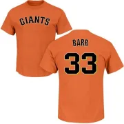 Jim Barr San Francisco Giants Name & Number T-Shirt - Orange