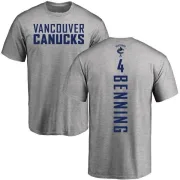 Jim Benning Vancouver Canucks Backer T-Shirt - Ash