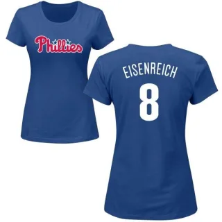 Jim Eisenreich Women's Philadelphia Phillies Name & Number T-Shirt - Royal