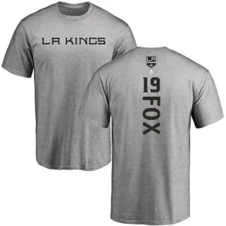 Jim Fox Los Angeles Kings Backer T-Shirt - Ash