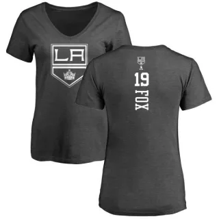 Jim Fox Women's Los Angeles Kings One Color Backer T-Shirt - Charcoal