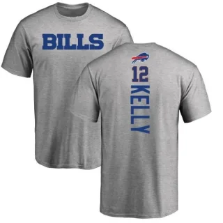 Jim Kelly Buffalo Bills Backer T-Shirt - Ash