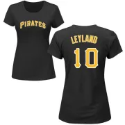 Jim Leyland Women's Pittsburgh Pirates Name & Number T-Shirt - Black