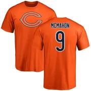 Jim McMahon Chicago Bears Name & Number Logo T-Shirt - Orange