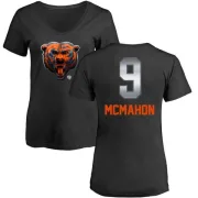 Jim McMahon Women's Chicago Bears Midnight Mascot T-Shirt - Black