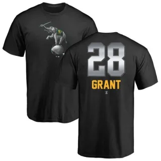 Jim Mudcat Grant Oakland Athletics Midnight Mascot T-Shirt - Black