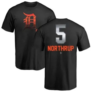 Jim Northrup Detroit Tigers Midnight Mascot T-Shirt - Black