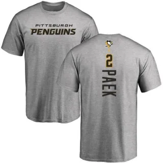 Jim Paek Pittsburgh Penguins Backer T-Shirt - Ash