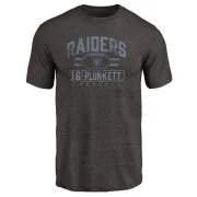 Jim Plunkett Oakland Raiders Flanker Tri-Blend T-Shirt - Black