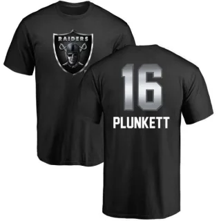 Jim Plunkett Oakland Raiders Midnight Mascot T-Shirt - Black