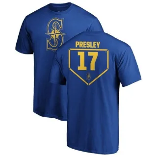 Jim Presley Seattle Mariners RBI T-Shirt - Royal