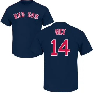 Jim Rice Boston Red Sox Name & Number T-Shirt - Navy