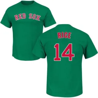 Jim Rice Boston Red Sox St. Patrick's Day Name & Number T-Shirt - Green