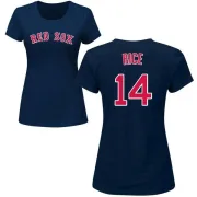 Jim Rice Women's Boston Red Sox Name & Number T-Shirt - Navy