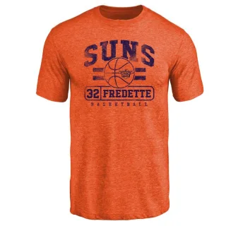 Jimmer Fredette Phoenix Suns Orange Baseline Tri-Blend T-Shirt