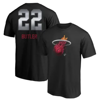 Jimmy Butler Miami Heat Black Midnight Mascot T-Shirt