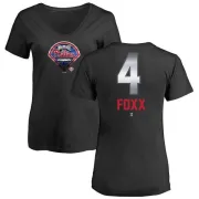 Jimmy Foxx Women's Philadelphia Phillies Midnight Mascot V-Neck T-Shirt - Black