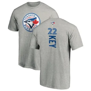 Jimmy Key Toronto Blue Jays Backer T-Shirt - Ash