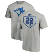 Jimmy Key Toronto Blue Jays RBI T-Shirt - Heathered Gray