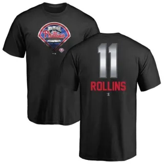 Jimmy Rollins Philadelphia Phillies Midnight Mascot T-Shirt - Black