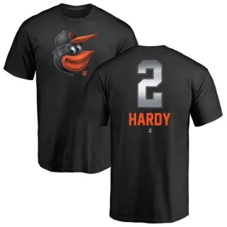 J.J. Hardy Baltimore Orioles Midnight Mascot T-Shirt - Black