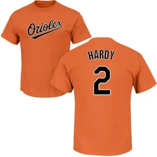 J.J. Hardy Baltimore Orioles Name & Number T-Shirt - Orange