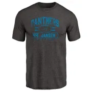 J.J. Jansen Carolina Panthers Flanker Tri-Blend T-Shirt - Black