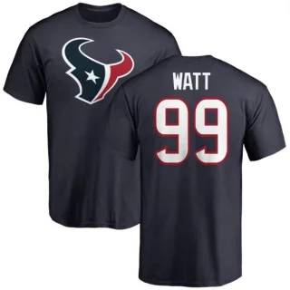 J.J. Watt Houston Texans Name & Number Logo T-Shirt - Navy