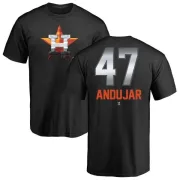 Joaquin Andujar Houston Astros Midnight Mascot T-Shirt - Black