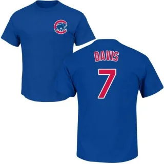 Jody Davis Chicago Cubs Name & Number T-Shirt - Royal