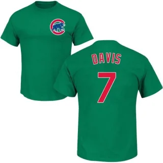 Jody Davis Chicago Cubs St. Patrick's Day Name & Number T-Shirt - Green