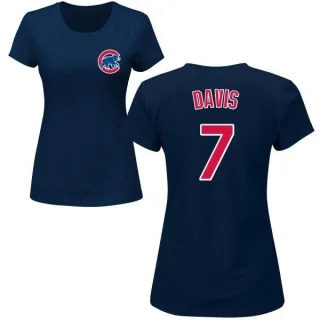 Jody Davis Women's Chicago Cubs Name & Number T-Shirt - Navy