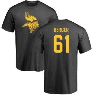 Joe Berger Minnesota Vikings One Color T-Shirt - Ash