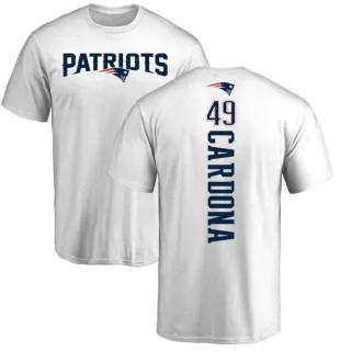 Joe Cardona New England Patriots Backer T-Shirt - White