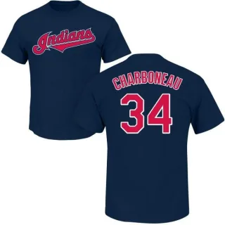 Joe Charboneau Cleveland Indians Name & Number T-Shirt - Navy