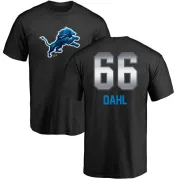 Joe Dahl Detroit Lions Midnight Mascot T-Shirt - Black