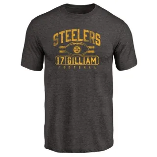 Joe Gilliam Pittsburgh Steelers Flanker Tri-Blend T-Shirt - Black