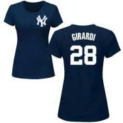 Joe Girardi Women's New York Yankees Name & Number T-Shirt - Navy