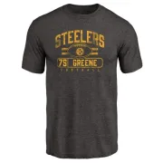 Joe Greene Pittsburgh Steelers Flanker Tri-Blend T-Shirt - Black